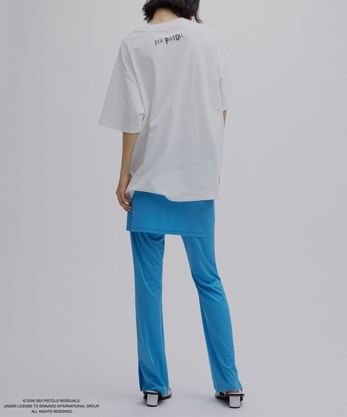 Ameri（アメリ）の「WRAP BELT SET RIB PANTS（その他パンツ・レディース・ホワイト/イエロー/ライトブルー・SMALL/MEDIUM）」の10枚目の写真