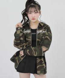 ANAP GiRL（アナップガール）の「フード付 ダブルジップ ジャケット シャツ（その他アウター）」