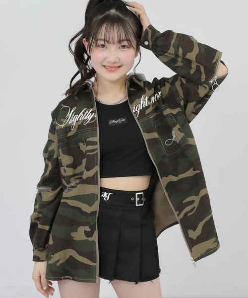 フード付 ダブルジップ ジャケット シャツ（その他アウター）｜ANAP