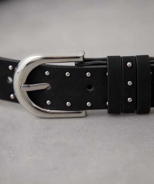 mystic(ミスティック)の「ラインスタッズベルト(ベルト・レディース・ブラック・ONE SIZE)」の5枚目の写真