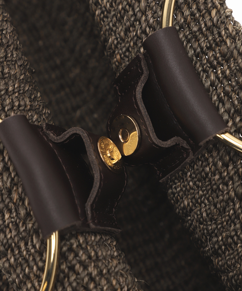 journal standard L'essage（ジャーナルスタンダードレサージュ）の「【COTTO/コット】ヨコナガ カゴバッグ（かごバッグ・レディース・ブラウン・FREE）」の5枚目の写真