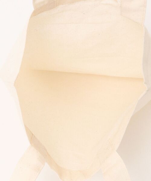 LIFEMAX(ライフマックス)の「【LIFEMAX/ライフマックス】A4コットンバッグ(ナチュラル)/生成り 薄手 綿 エコバッグ サブバッグ フラット レッスンバッグ ノベルティ(トートバッグ・レディース・ナチュラル・FREE)」の4枚目の写真