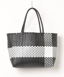 A BAG OF CHIPS（アバッグオブチップス）の「2トーンプラリュクスマルシェバッグ（かごバッグ）」