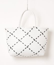 A BAG OF CHIPS（アバッグオブチップス）の「2トーンプラリュクスマルシェバッグ（かごバッグ）」