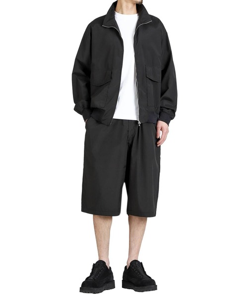 GOLD（ゴールド）の「GOLD / ゴールド：SILK NEP WEATHER CLOTH WIDE SHORTS：26-GL52629[MUS]（その他パンツ・メンズ・ブラック系その他・L/M）」の9枚目の写真