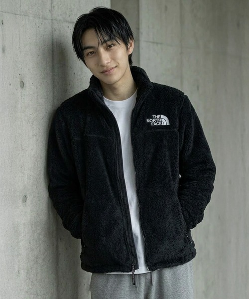 THE NORTH FACE(ザノースフェイス)の「【IZU】 THE NORTH FACE / ザ・ノースフェイス ボアフリース スタンドジャケット(ブルゾン・メンズ・ブラック・XX-LARGE)」の1枚目の写真