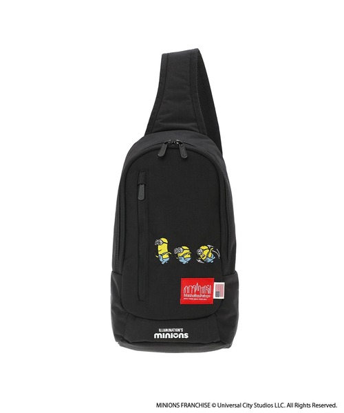 Manhattan Portage（マンハッタンポーテージ）の「Little Italy Crossbody Bag 500D CORDURA / MINIONS（ボディバッグ/ウエストポーチ・レディース・ブラック・X-SMALL）」の2枚目の写真