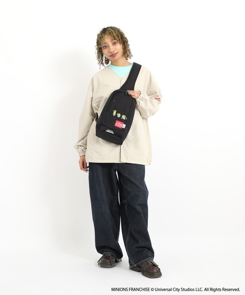 Manhattan Portage（マンハッタンポーテージ）の「Little Italy Crossbody Bag 500D CORDURA / MINIONS（ボディバッグ/ウエストポーチ・レディース・ブラック・X-SMALL）」の11枚目の写真