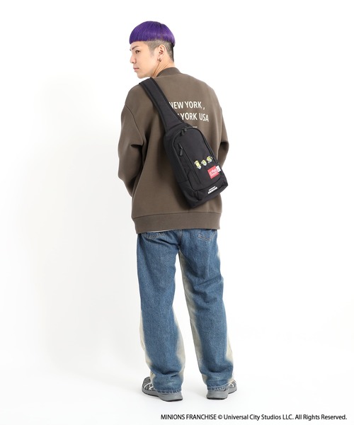 Manhattan Portage（マンハッタンポーテージ）の「Little Italy Crossbody Bag 500D CORDURA / MINIONS（ボディバッグ/ウエストポーチ・レディース・ブラック・X-SMALL）」の13枚目の写真