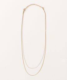 SHIPS Colors（シップス カラーズ）の「61:316L TWIN LINE NECKLACE（ネックレス）」