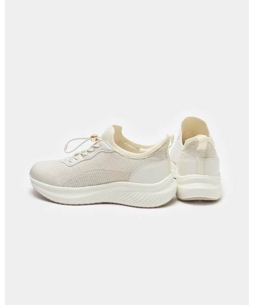 fitfit（フィットフィット）の「ハンズフリークッションソールスニーカー550（スニーカー・レディース・ホワイト/ブラック×ブラック/スモーキーグリーン系・22cm/25.5cm/25.0cm/24.5cm/24cm/23.5cm/23cm/22.5cm）」の10枚目の写真