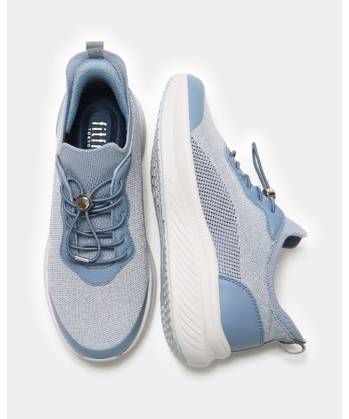 fitfit（フィットフィット）の「ハンズフリークッションソールスニーカー550（スニーカー・レディース・ホワイト/ブラック×ブラック/スモーキーグリーン系・22cm/25.5cm/25.0cm/24.5cm/24cm/23.5cm/23cm/22.5cm）」の13枚目の写真