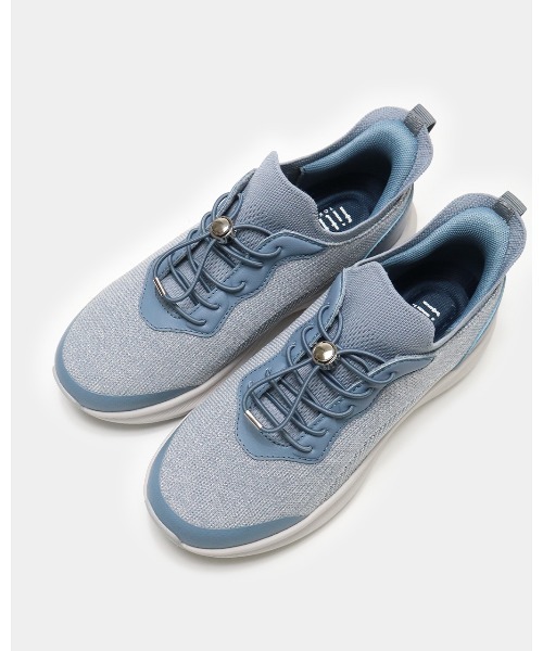 fitfit（フィットフィット）の「ハンズフリークッションソールスニーカー550（スニーカー・レディース・ホワイト/ブラック×ブラック/スモーキーグリーン系・22cm/25.5cm/25.0cm/24.5cm/24cm/23.5cm/23cm/22.5cm）」の12枚目の写真