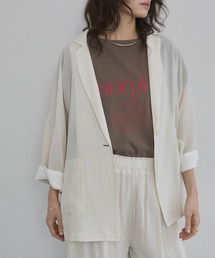 ハイツイストシアー ドルマンスリーブテーラードジャケット
