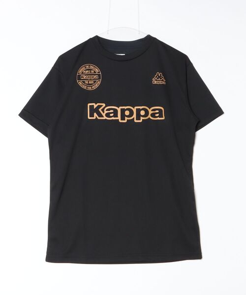 Kappa(カッパ)の「【別注】カッパ Kappa Kappaフロントプリント半袖Tシャツ 限定コラボ(Tシャツ/カットソー・メンズ・パープル/ブラック/グレー・M/L/LL)」の13枚目の写真