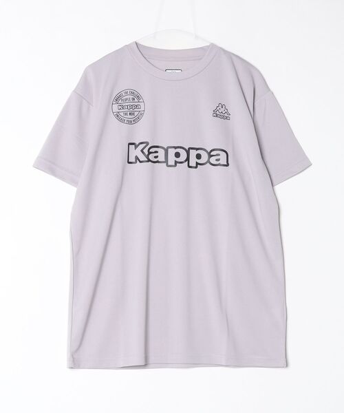 Kappa(カッパ)の「【別注】カッパ Kappa Kappaフロントプリント半袖Tシャツ 限定コラボ(Tシャツ/カットソー・メンズ・パープル/ブラック/グレー・M/L/LL)」の14枚目の写真