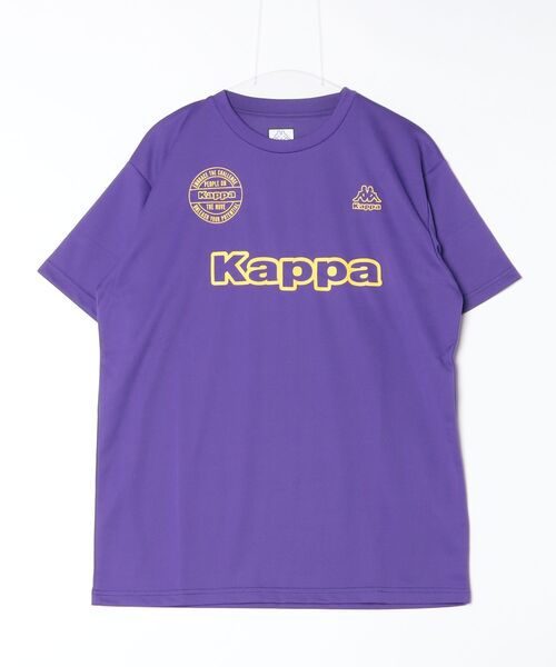 Kappa(カッパ)の「【別注】カッパ Kappa Kappaフロントプリント半袖Tシャツ 限定コラボ(Tシャツ/カットソー・メンズ・パープル/ブラック/グレー・M/L/LL)」の12枚目の写真