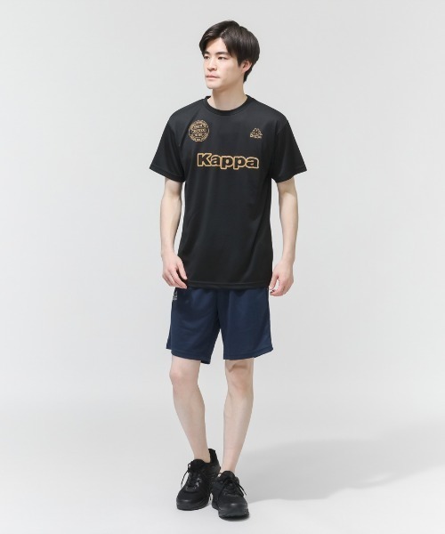 Kappa(カッパ)の「【別注】カッパ Kappa Kappaフロントプリント半袖Tシャツ 限定コラボ(Tシャツ/カットソー・メンズ・パープル/ブラック/グレー・M/L/LL)」の7枚目の写真