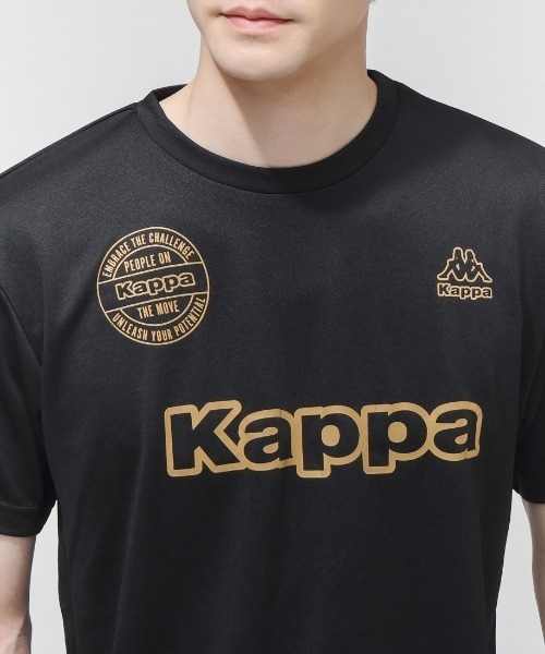 Kappa(カッパ)の「【別注】カッパ Kappa Kappaフロントプリント半袖Tシャツ 限定コラボ(Tシャツ/カットソー・メンズ・パープル/ブラック/グレー・M/L/LL)」の8枚目の写真