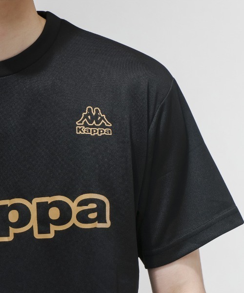 Kappa(カッパ)の「【別注】カッパ Kappa Kappaフロントプリント半袖Tシャツ 限定コラボ(Tシャツ/カットソー・メンズ・パープル/ブラック/グレー・M/L/LL)」の9枚目の写真