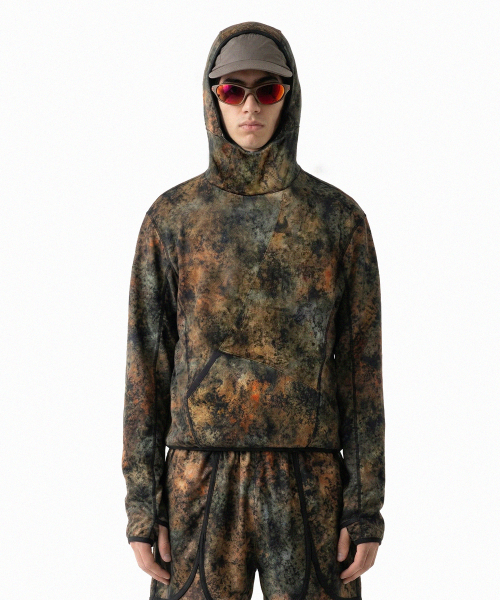 PRINOAR(プリノア)の「エテリアルフード - アース(パーカー・レディース・ブラウン系その他・LARGE/MEDIUM/SMALL)」の3枚目の写真