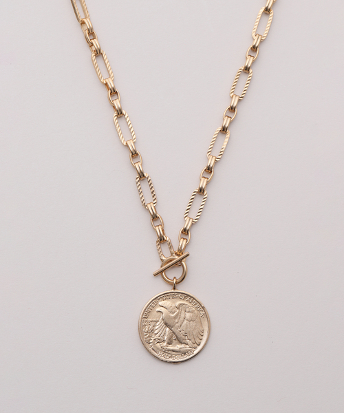 AP STUDIO（エーピーストゥディオ）の「【JANIS SAVITT/ジャニス・サビット】Design chain coin Necklace（ネックレス・レディース・ゴールド・FREE）」の7枚目の写真