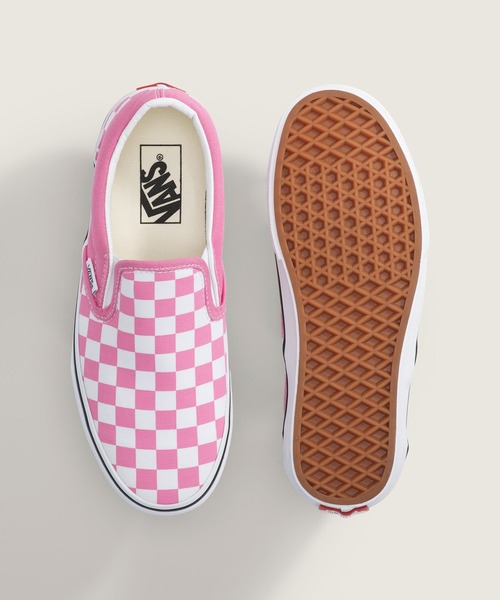 VANS（バンズ）の「クラシック スリッポン / Classic Slip-On COLOR THEORY C VN000D6YFRQ1（スリッポン・レディース・ピンク・4.5/5/5.5/4/6/6.5/7/7.5）」の3枚目の写真