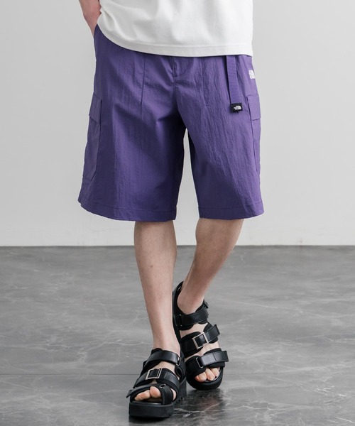 THE NORTH FACE(ザノースフェイス)の「THE NORTH FACE COVE SHORTS ロゴ刺繍ショートワイドパンツ(その他パンツ・メンズ・カーキ/パープル/ブラック・84/80/88)」の16枚目の写真