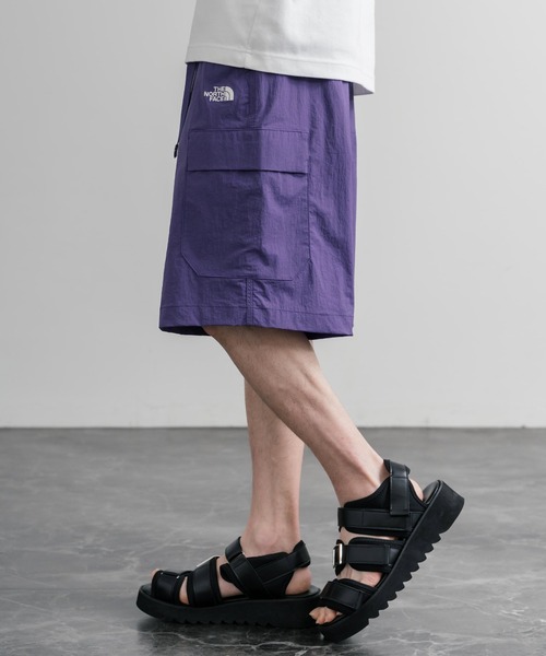 THE NORTH FACE(ザノースフェイス)の「THE NORTH FACE COVE SHORTS ロゴ刺繍ショートワイドパンツ(その他パンツ・メンズ・カーキ/パープル/ブラック・84/80/88)」の17枚目の写真