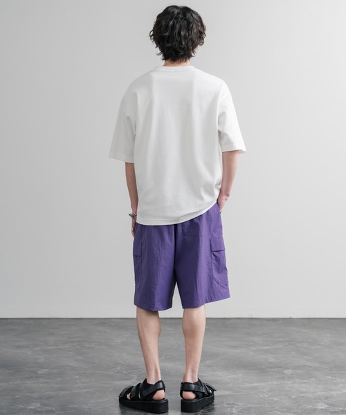 THE NORTH FACE(ザノースフェイス)の「THE NORTH FACE COVE SHORTS ロゴ刺繍ショートワイドパンツ(その他パンツ・メンズ・カーキ/パープル/ブラック・84/80/88)」の19枚目の写真