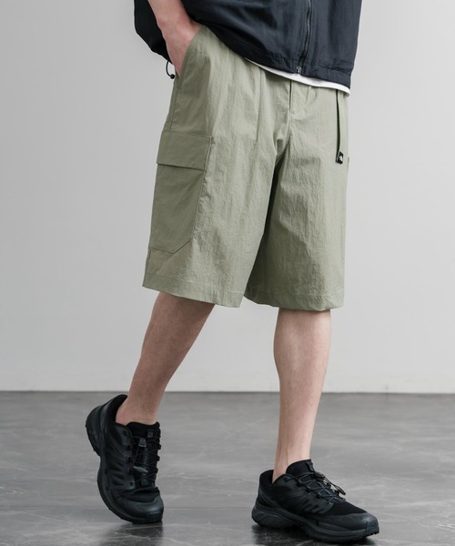 THE NORTH FACE(ザノースフェイス)の「THE NORTH FACE COVE SHORTS ロゴ刺繍ショートワイドパンツ(その他パンツ・メンズ・カーキ/パープル/ブラック・84/80/88)」の11枚目の写真
