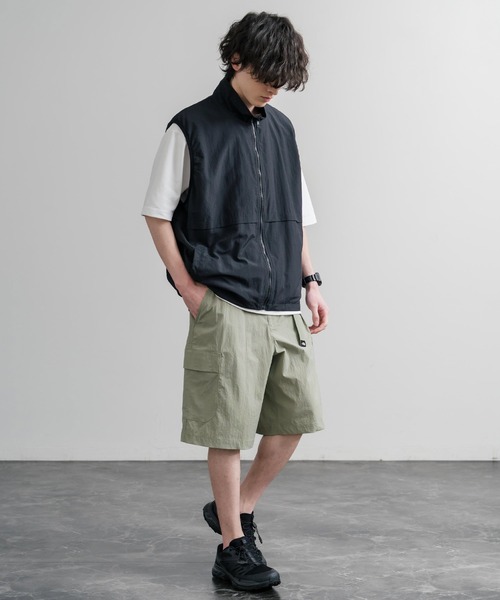 THE NORTH FACE(ザノースフェイス)の「THE NORTH FACE COVE SHORTS ロゴ刺繍ショートワイドパンツ(その他パンツ・メンズ・カーキ/パープル/ブラック・84/80/88)」の13枚目の写真