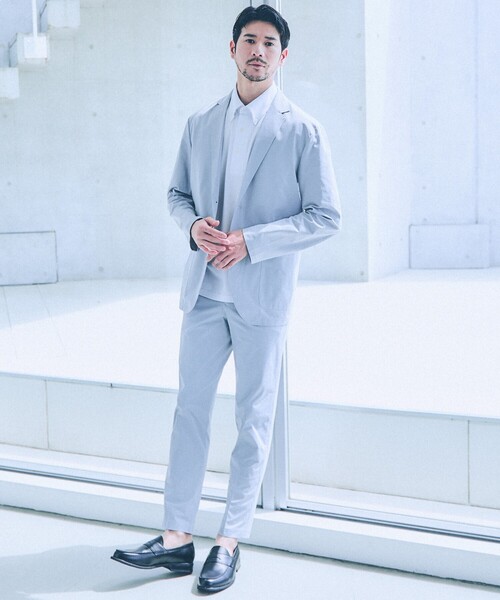 ABAHOUSE GRAY(アバハウスグレイ)の「【セットアップ対応/接触冷感】ハイブリット リラックス スラックス(スラックス・メンズ・ダークブラウン/グレー/ネイビー/ブラック・48/50/52/46)」の15枚目の写真
