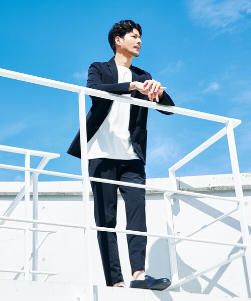 ABAHOUSE GRAY(アバハウスグレイ)の「【セットアップ対応/接触冷感】ハイブリット リラックス スラックス(スラックス・メンズ・ダークブラウン/グレー/ネイビー/ブラック・48/50/52/46)」の19枚目の写真