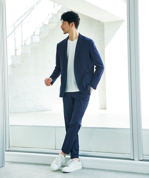 ABAHOUSE GRAY(アバハウスグレイ)の「【セットアップ対応/接触冷感】ハイブリット リラックス スラックス(スラックス・メンズ・ダークブラウン/グレー/ネイビー/ブラック・48/50/52/46)」の22枚目の写真