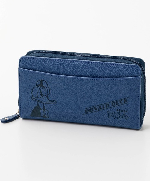 Disney(ディズニー)の「ジャバラタイプでカードが取り出しやすい長財布(財布・レディース・ブルー系その他/ライトブラウン・S)」の2枚目の写真