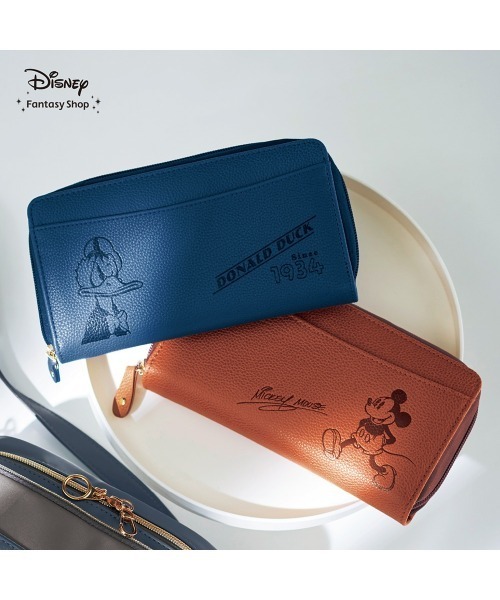 Disney(ディズニー)の「ジャバラタイプでカードが取り出しやすい長財布(財布・レディース・ブルー系その他/ライトブラウン・S)」の3枚目の写真