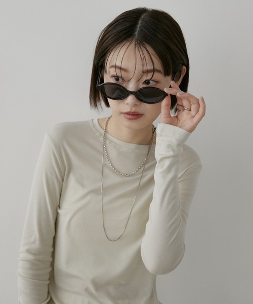 Aunt Marie's(アントマリーズ)の「オーバルサングラス(サングラス・レディース・ピンク/ブラック・FREE)」の17枚目の写真