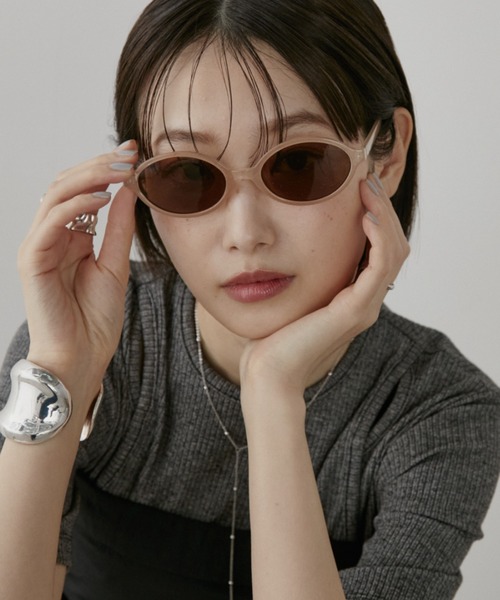 Aunt Marie's(アントマリーズ)の「オーバルサングラス(サングラス・レディース・ピンク/ブラック・FREE)」の16枚目の写真
