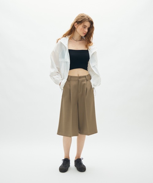 full/fill.(フルフィル)の「airy hoodie blouson / エアリーフーディーブルゾン(ブルゾン・レディース・ホワイト/ブルー・FREE)」の9枚目の写真