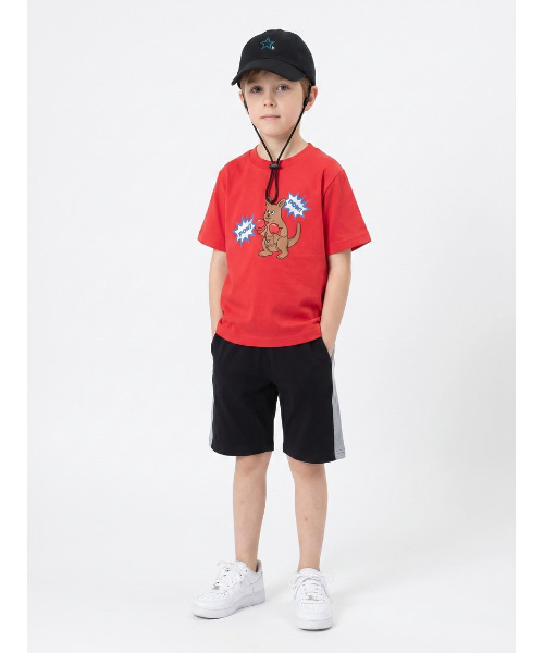 HAKKA KIDS(ハッカキッズ)の「リバーシブル4分丈パンツ(その他パンツ・キッズ・ブラック・130cm/100cm/110cm/120cm)」の1枚目の写真
