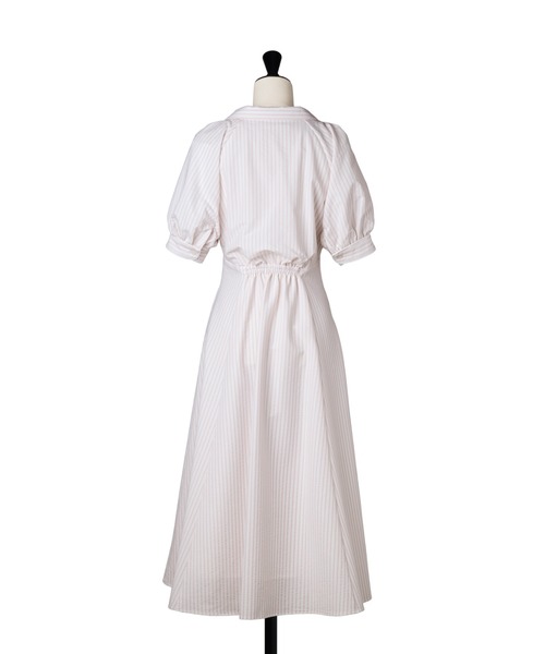 Her lip to(ハーリップトゥー)の「Vienna Shirt Dress(ワンピース・レディース・ホワイト系/モーブ系・S/M)」の8枚目の写真