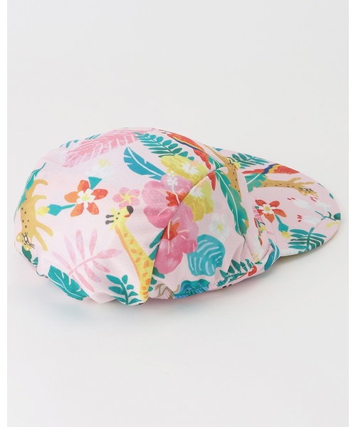 kladskap(クレードスコープ)の「【SWIM】総柄日除けつきスイムキャップ【UVカット】(水着・キッズ・サックスブルー/ネイビー/ピンク・F)」の11枚目の写真