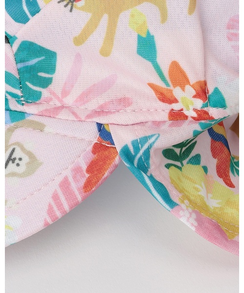 kladskap(クレードスコープ)の「【SWIM】総柄日除けつきスイムキャップ【UVカット】(水着・キッズ・サックスブルー/ネイビー/ピンク・F)」の12枚目の写真