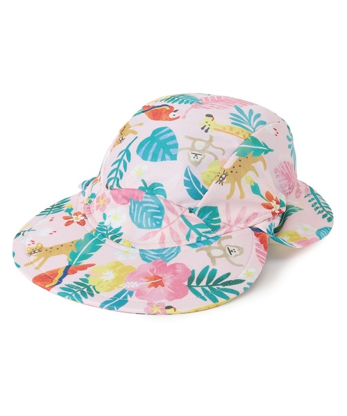 kladskap(クレードスコープ)の「【SWIM】総柄日除けつきスイムキャップ【UVカット】(水着・キッズ・サックスブルー/ネイビー/ピンク・F)」の18枚目の写真