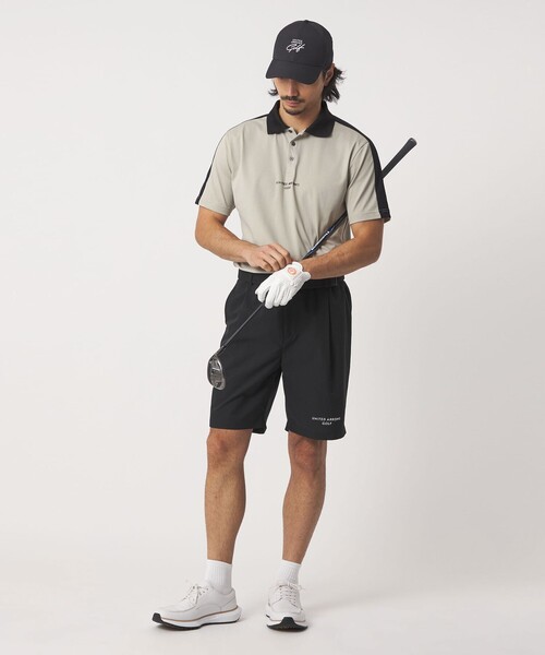 UNITED ARROWS GOLF(ユナイテッドアローズゴルフ)の「メンズ コンビ ポロシャツ ストレッチ(ポロシャツ・メンズ・グレー系/オリーブ・L/M/XL)」の3枚目の写真