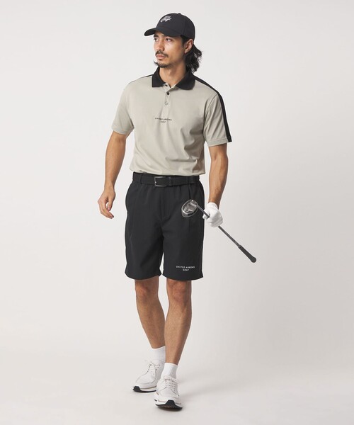 UNITED ARROWS GOLF(ユナイテッドアローズゴルフ)の「メンズ コンビ ポロシャツ ストレッチ(ポロシャツ・メンズ・グレー系/オリーブ・L/M/XL)」の4枚目の写真