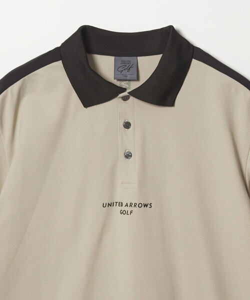 UNITED ARROWS GOLF(ユナイテッドアローズゴルフ)の「メンズ コンビ ポロシャツ ストレッチ(ポロシャツ・メンズ・グレー系/オリーブ・L/M/XL)」の10枚目の写真