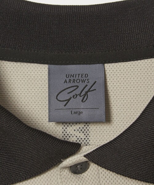 UNITED ARROWS GOLF(ユナイテッドアローズゴルフ)の「メンズ コンビ ポロシャツ ストレッチ(ポロシャツ・メンズ・グレー系/オリーブ・L/M/XL)」の14枚目の写真