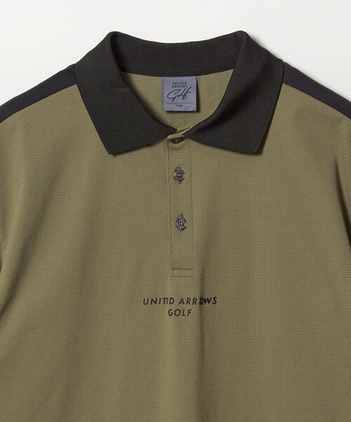 UNITED ARROWS GOLF(ユナイテッドアローズゴルフ)の「メンズ コンビ ポロシャツ ストレッチ(ポロシャツ・メンズ・グレー系/オリーブ・L/M/XL)」の16枚目の写真